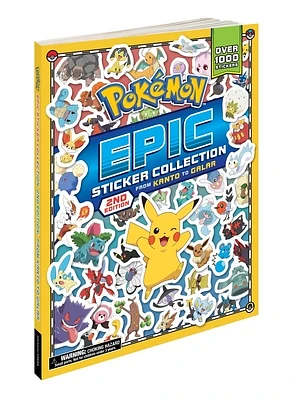 Pokémon Epic Sticker Collection 2nd Edition: From Kanto to Galar  (Pokemon Epic Sticker Collection #2) (Paperback)