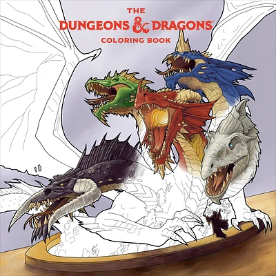 The Dungeons & Dragons Coloring Book: 80 Adventurous Line Drawings (Paperback)