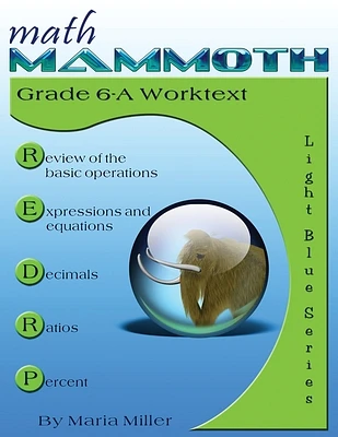 Math Mammoth Grade 6-A Worktext (Paperback)