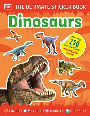 The Ultimate Sticker Book Dinosaurs (Paperback)