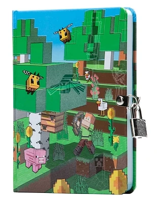 Minecraft: Mobs Glow-in-the-Dark Lock & Key Diary (Hardcover)