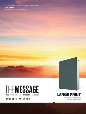 The Message Large Print: The Bible in Contemporary Language (Hardcover