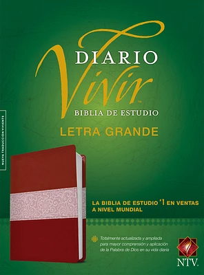 Biblia de Estudio del Diario Vivir Ntv, Letra Grande (Large Print / Imitation Leather)