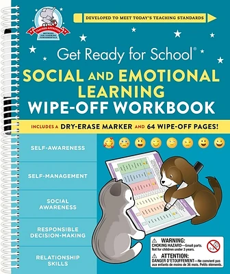 Get Ready for School: Social and Emotional Learning Wipe-Off Workbook (Spiral bound)