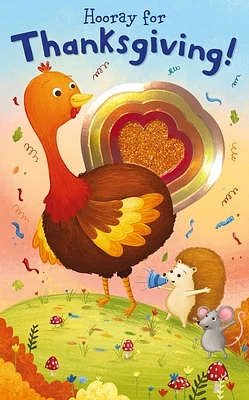 Shiny Shapes: Hooray for Thanksgiving! (Board book)