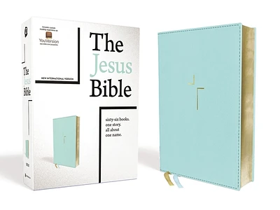 The Jesus Bible, NIV Edition, Leathersoft, Blue, Comfort Print (Imitation Leather)