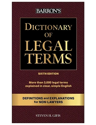 Dictionary of Legal Terms: Definitions and Explanations for Non-Lawyers (Paperback)