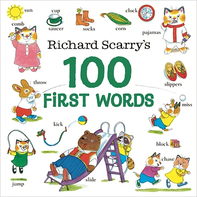 Richard Scarry's 100 First Words (Board book)