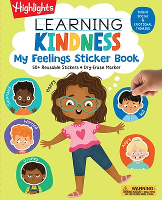 Learning Kindness My Feelings Sticker Book (Highlights Learning Kindness) (Spiral bound)