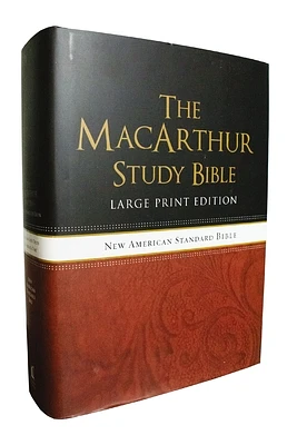 MacArthur Study Bible-NASB-Large Print (Large Print / Hardcover)