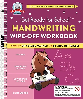 Get Ready for School: Handwriting Wipe-Off Workbook (Spiral bound)