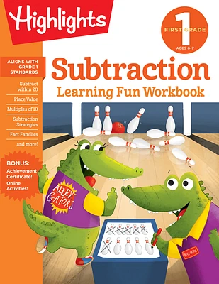 First Grade Subtraction (Highlights Learning Fun Workbooks) (Paperback)