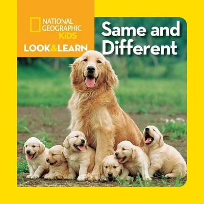 National Geographic Kids Look and Learn: Same and Different (Board book)