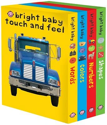 Bright Baby Touch & Feel Slipcase: Includes Words, Colors, Numbers, and Shapes (Bright Baby Touch and Feel) (Multiple copy pack)