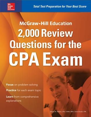 McGraw-Hill Education 2,000 Review Questions for the CPA Exam (Paperback)