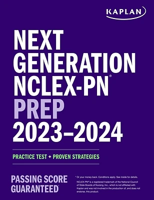 Next Generation NCLEX-PN Prep 2023-2024: Practice Test + Proven Strategies (Kaplan Test Prep) (Paperback)