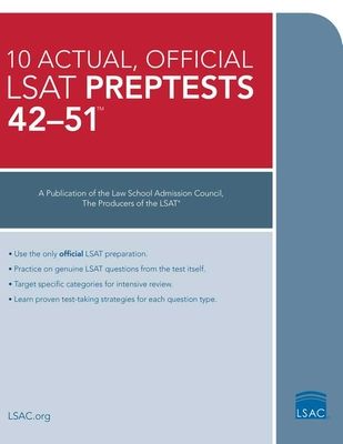 10 Actual 42-51, Official LSAT Preptests: (preptests 42-51)