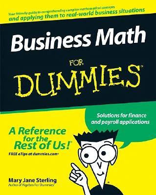 Business Math for Dummies (Paperback)