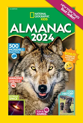 National Geographic Kids Almanac 2024 (US edition) (Hardcover)