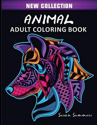 Animal Adult Coloring Book (Paperback)