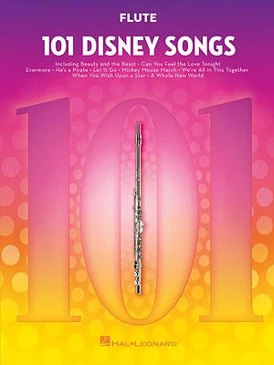 101 Disney Songs for Flute (Paperback)