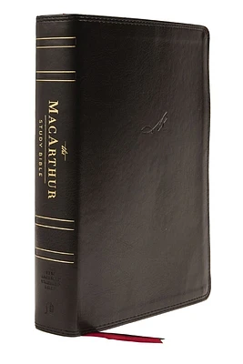 Nasb, MacArthur Study Bible, 2nd Edition, Leathersoft, Black, Comfort Print: Unleashing God's Truth One Verse at a Time (Imitation Leather)