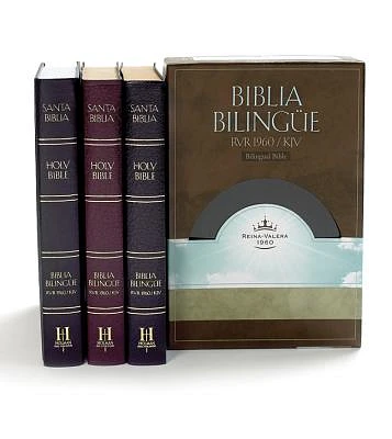 RVR 1960/KJV Biblia bilingüe, negro piel fabricada (Leather / fine binding)