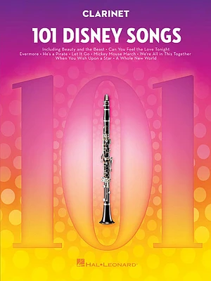 101 Disney Songs for Clarinet (Paperback)