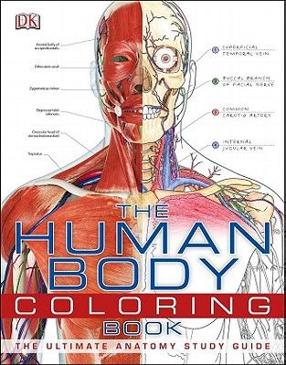 The Human Body Coloring Book: The Ultimate Anatomy Study Guide (DK Human Body Guides) (Book)