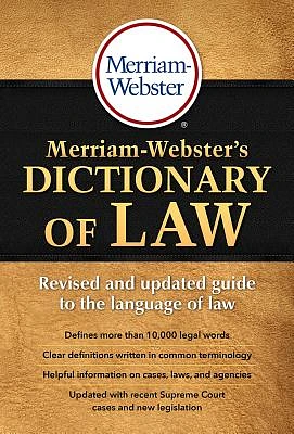 Merriam-Webster's Dictionary of Law (Paperback)