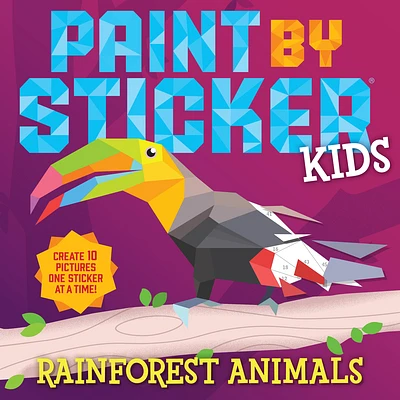 Paint by Sticker Kids: Rainforest Animals (Paperback)