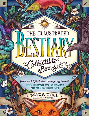 The Illustrated Bestiary Collectible Box Set: Guidance and Rituals from 36 Inspiring Animals; Includes Hardcover Book, Deluxe Oracle Card Set, and Carrying Pouch (Wild Wisdom) (Hardcover)