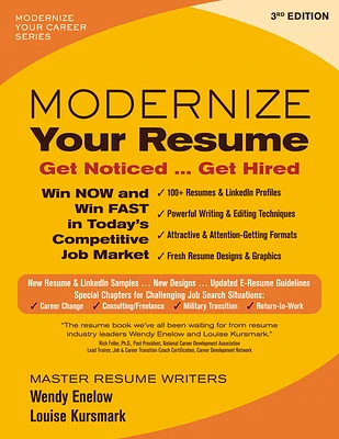 Modernize Your Resume: Get Noticed ... Get Hired (Paperback)