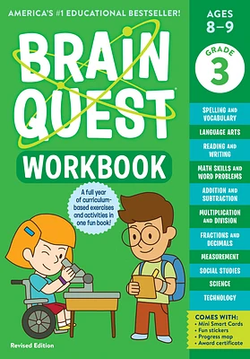 Brain Quest Workbook: 3rd Grade Revised Edition (Brain Quest Workbooks) (Paperback)