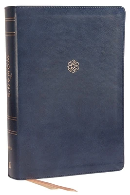 Niv, the Woman's Study Bible, Leathersoft, Blue, Full-Color, Thumb Indexed: Receiving God's Truth for Balance, Hope, and Transformation (Imitation Leather)