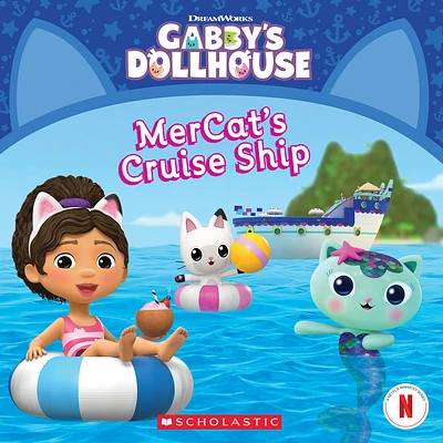 MerCat's Cruise Ship (Gabby's Dollhouse Storybook) (Paperback)