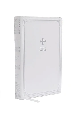 Nrsv, Catholic Bible, Gift Edition, Leathersoft, White, Comfort Print: Holy Bible (Imitation Leather)