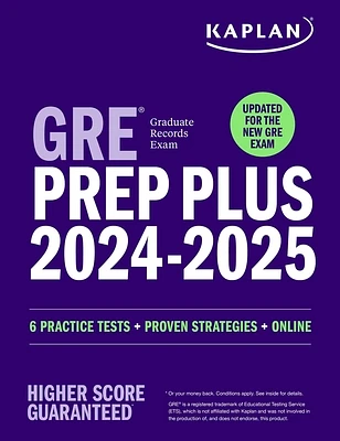 GRE Prep Plus 2024-2025:  Your Ultimate Guide to GRE Success (Kaplan Test Prep) (Paperback)