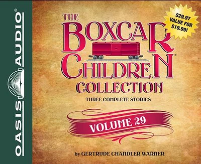 The Boxcar Children Collection Volume 29 (Library Edition): The Disappearing Staircase Mystery, The Mystery on Blizzard Mountain, The Mystery of the Spider's Clue (CD-Audio)