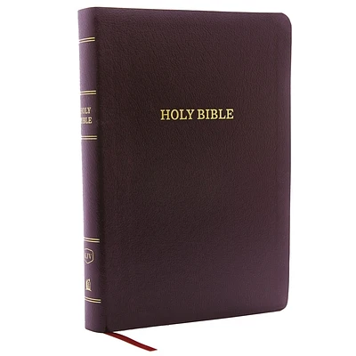 KJV, Reference Bible, Giant Print, Bonded Leather, Burgundy, Red Letter Edition (Large Print / Bonded Leather)