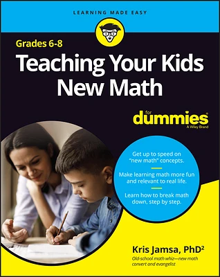 Teaching Your Kids New Math, 6-8 for Dummies (Paperback)