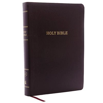 KJV, Reference Bible, Giant Print, Bonded Leather, Burgundy, Indexed, Red Letter Edition (Large Print / Bonded Leather)