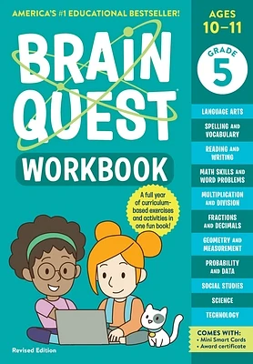 Brain Quest Workbook: 5th Grade Revised Edition (Brain Quest Workbooks) (Paperback)