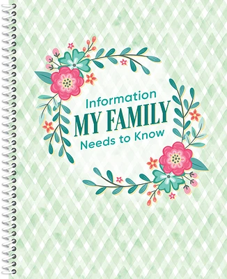 Information My Family Needs to Know Organizer (Spiral)