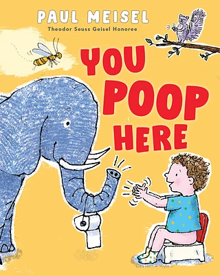 You Poop Here (Board book)