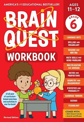 Brain Quest Workbook: 6th Grade Revised Edition (Brain Quest Workbooks) (Paperback)