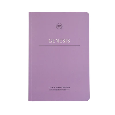 Lsb Scripture Study Notebook: Genesis: Legacy Standard Bible (Paperback)