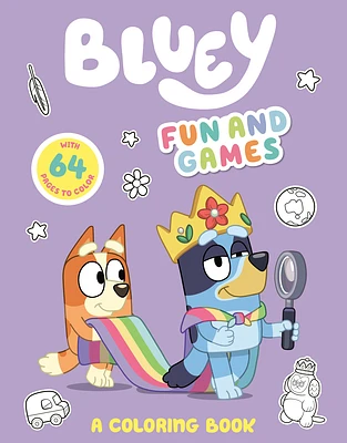 Bluey: Fun and Games: A Coloring Book (Paperback)