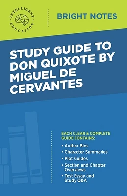 Study Guide to Don Quixote by Miguel de Cervantes (Paperback)