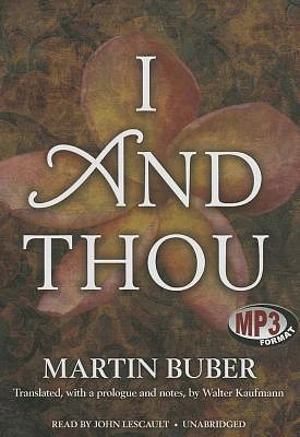 I and Thou (MP3 CD)